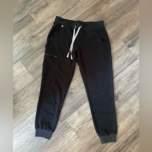 Figs Zamora Black Scrub Pants Regular